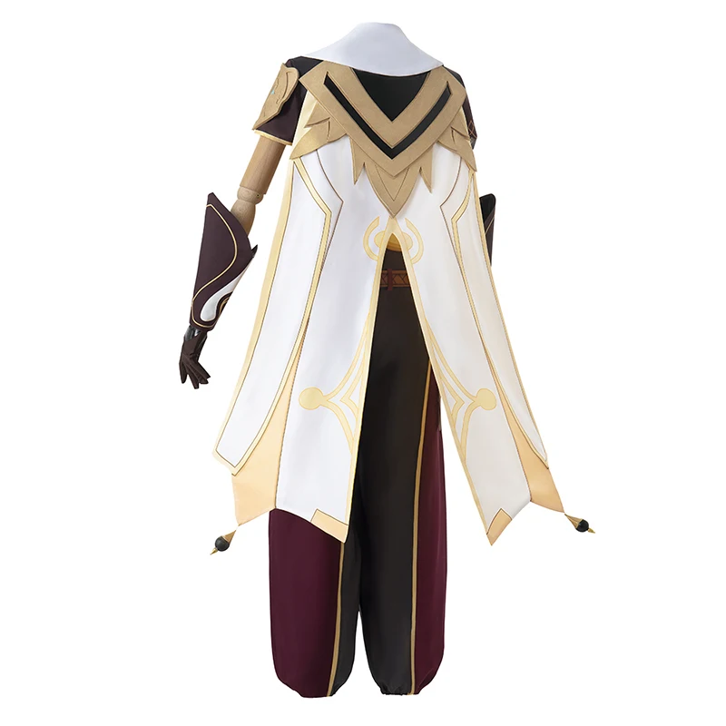 Reiziger Aether Cosplay Kostuum Genshin Impact Cosplay Game Anime Pak Kleding Uniform Pruik Halloween Party Voor Mannen Vrouwen