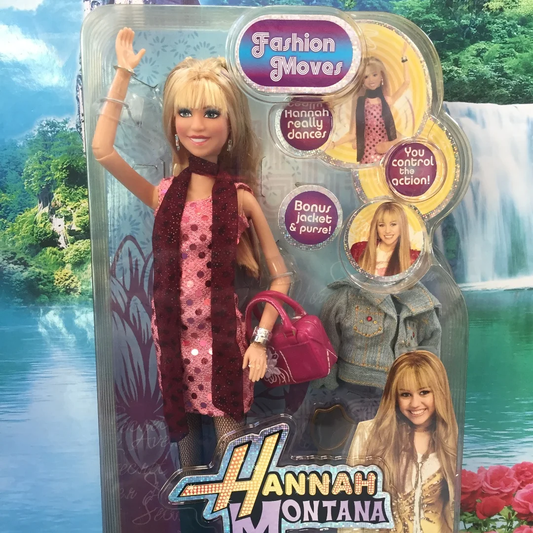 30cm Disney Hannah Montana Pvc Anime Figurine Model Fashion Changing Toys Joint Mobility Doll Children\'s Gifts Birthday Gift