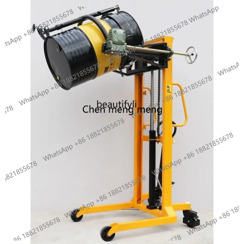 

LHY26 ss s8617Weighing Oil Drum Rise Olecranon round Barrel Stacker Handling Loader Iron Barrel Pouring Iron Plastic Universal F