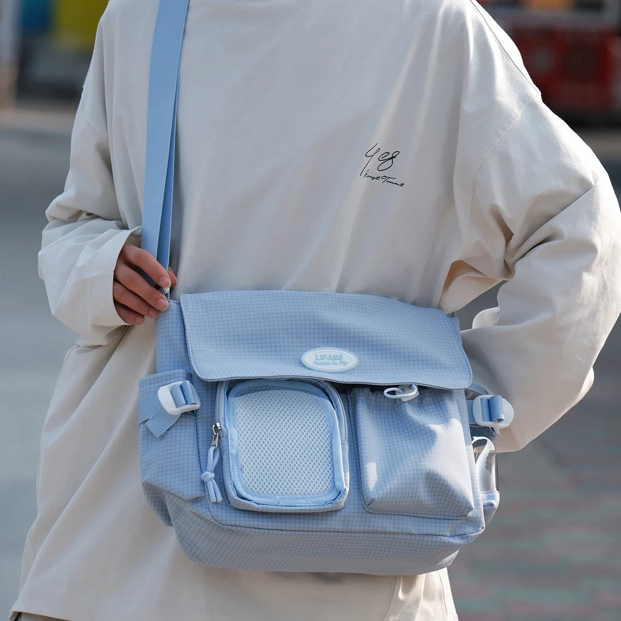 

New Harajuku Girls Cute Sweet Ulzzang Ita Bag Fashion Jk Uniform Shoulder Bag Y2K Comic Exhibition Casual Crossbody Bag