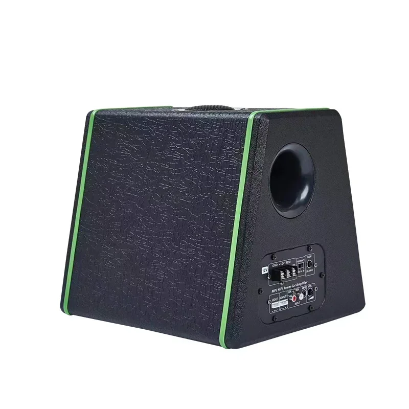Durable Car subwoofer trapezoidal compact portable car audio modification 8-inch speaker audio modification