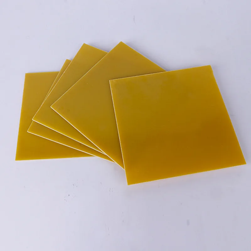 3240 Epoxy Resin Insulating Board G10 FR4 Glass Fiber Bakelite Electrical Lithium Battery Processing Engraving Cutting Yellow