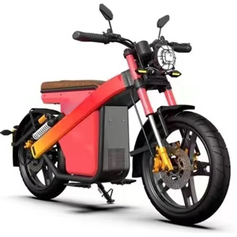 High Power 60V 2000W High Endurance Electric Motorcycle Brushless Scooter 17inch Tire 40km Range 40km/h Max Speed 30