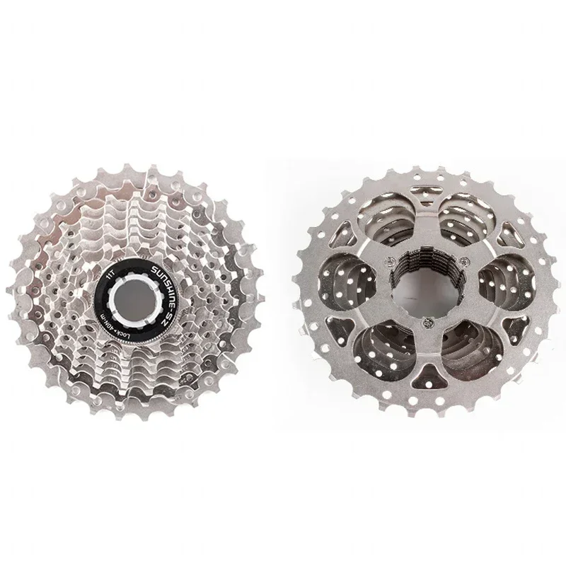 Sunshine Road Bike Cassete 10v 11/30 Steel 10 Speed Cassette Roadbike 30T HG K7 10v for Shimano Ultegra 6700 5700 4700 Sram