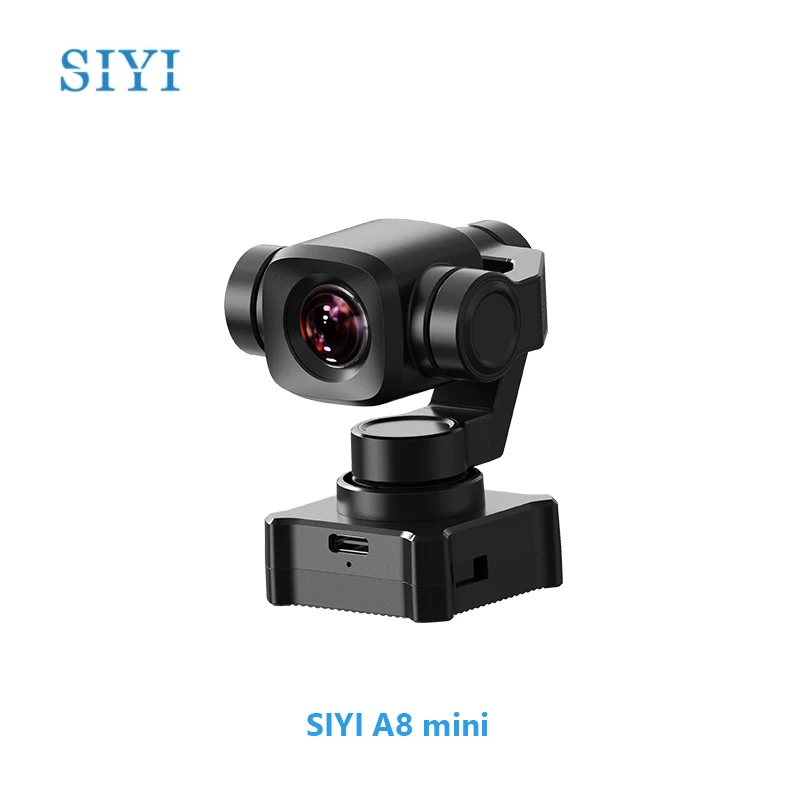 SIYI A8 mini 4K 8MP Ultra HD 6X Digital Zoom Gimbal Camera with 1/1.7" Sony Sensor 95g Lightweight 55x55x70mm