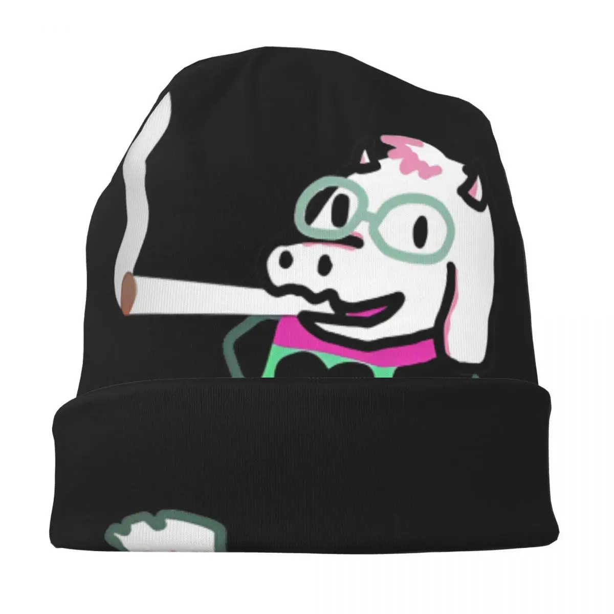 Cute Ralsei Blunt Design Skullies Beanies Hat Deltarune Summer Unisex Street Caps Warm Thermal Elastic Bonnet