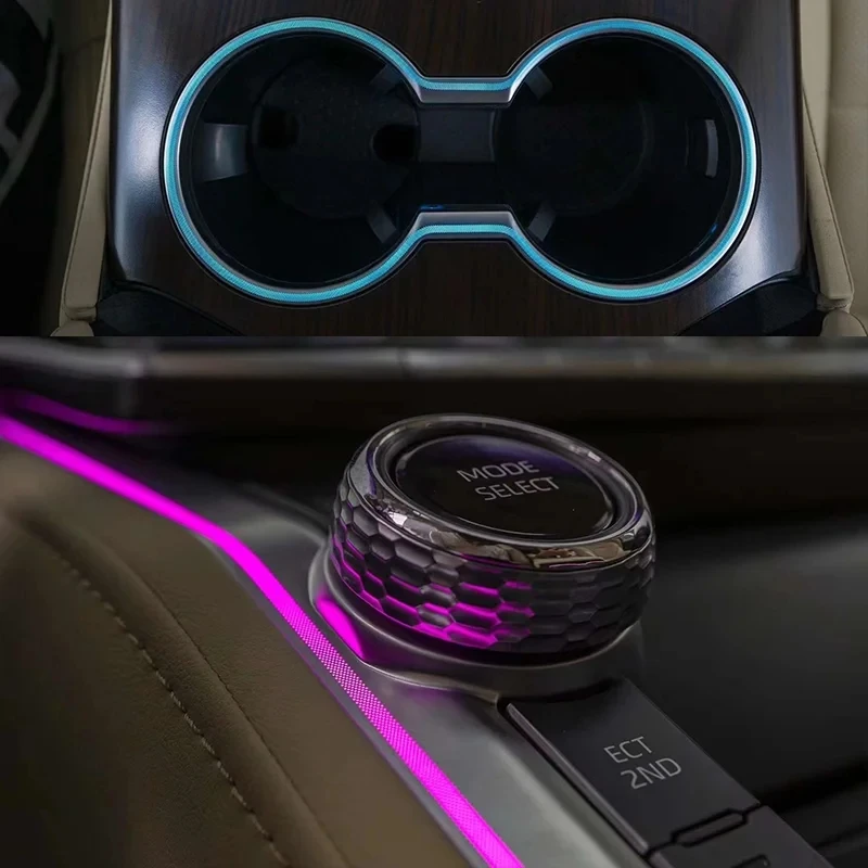 อัพเกรดไฟตกแต่งภายในรถยนต์ Symphony LED 256 สี สำหรับ Toyota Land Cruiser LC300 ปี 2022-2023 ชุดอุปกรณ์ตกแต่งบรรยากาศ