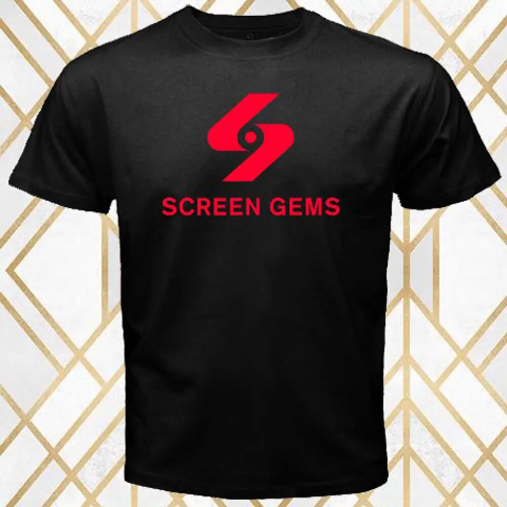 Screen Gems Movie Production House Men's Black T Shirt Size S 5XL