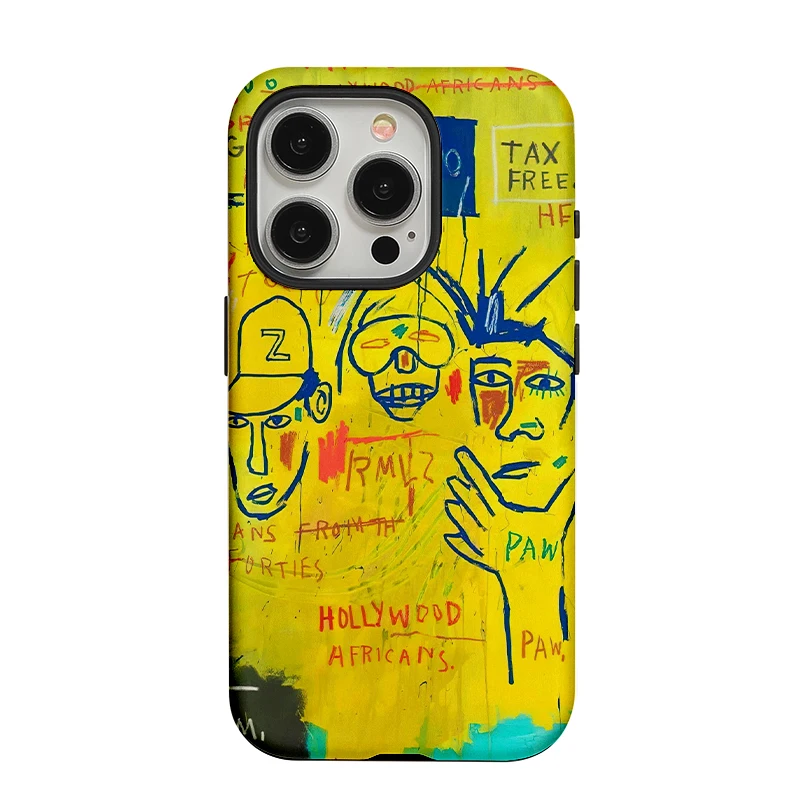 

HPOD cartoon Phone Case suitable for iPhone 16 Pro max frosted phone case iPhone 15Promax personalized phone case 14Pro 2-in-1