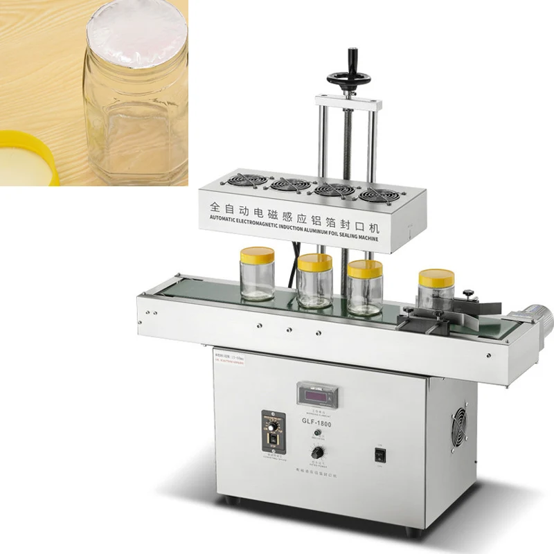 Customized Automatic Plastic Aluminum Electromagnetic Induction Can Lid Sealing Machine Can Tin Can Sealer Sealing Machine