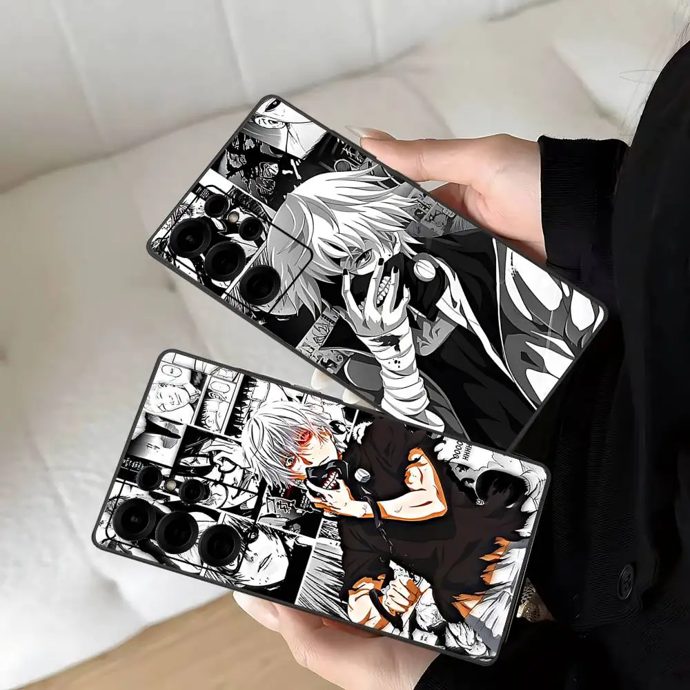 

Tokyo Ghoul Kaneki Ken Anime Phone Case For Samsung S 24 Fe 25 Ultra Plus 20 Lite 21 30 22 23 24 22 Ultra 5G Fundas