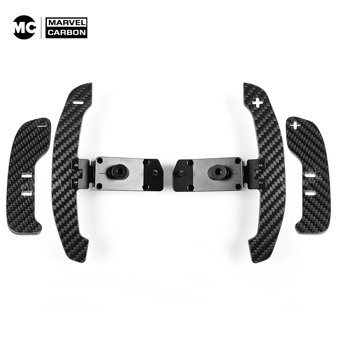MC Fif For Toyota Camry GR Corolla Yaris GR Avalon Rav4 Highlander Carbon Fiber Magnetic Paddle Shifter with Spare Paddle Pads