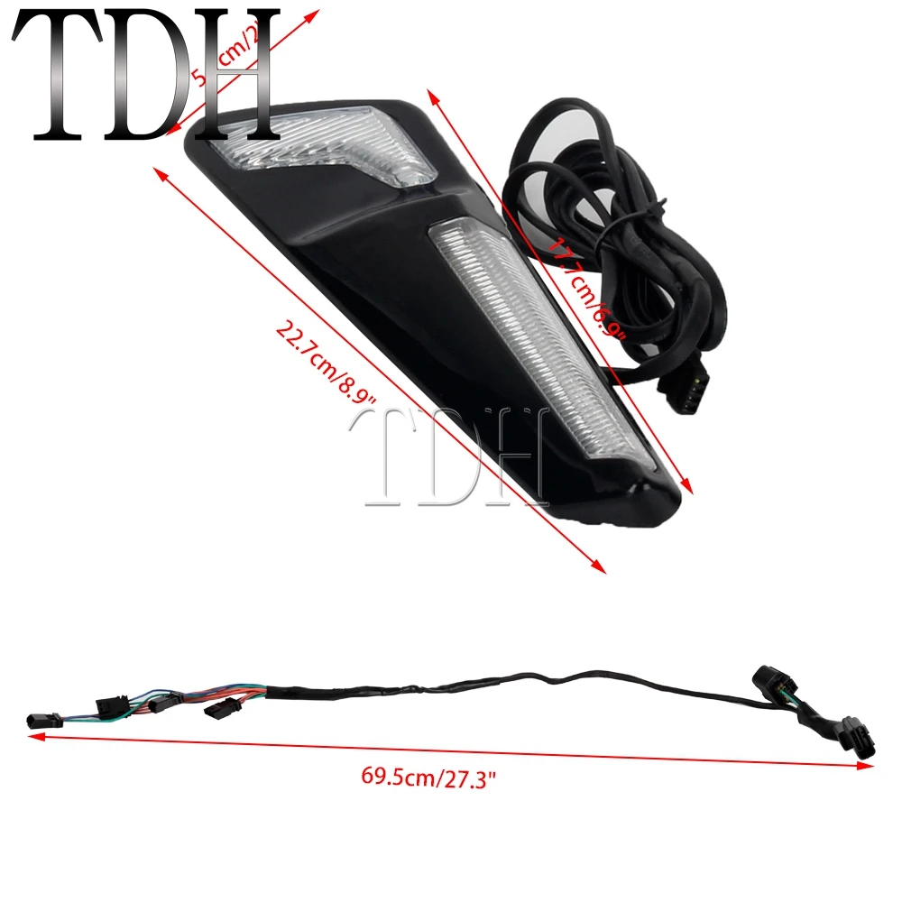 For Honda Gold Wing GL 1800 F6B 2018 2019 2020 2021 Front Brake Fork Mounted NAV LED Light Decorative Light For Goldwing GL1800 