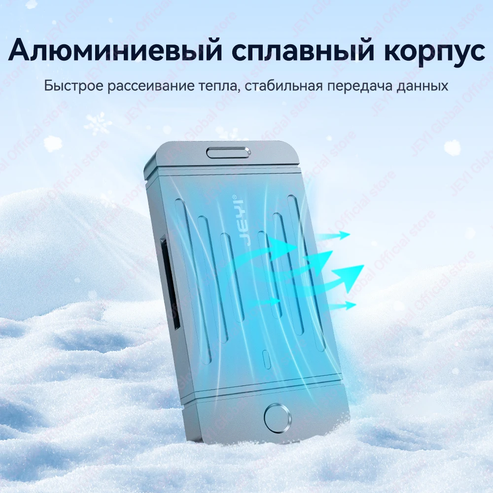 JEYI CFexpress Typ A Kartenleser – 10 Gbit/s Hochgeschwindigkeits-Datenübertragung, magnetischer Anschluss, Dual-USB-A und Typ-C-Telefon/PC-kompatibel