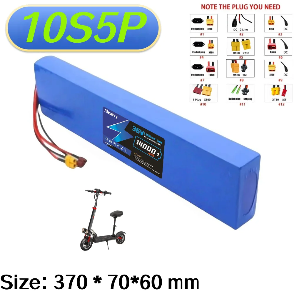 

10S5P 36V 14000mAh Electric Scooter Lithium Battery 18650 battery pack 36V 14Ah Electric Scooter Electric Scooter Battery.
