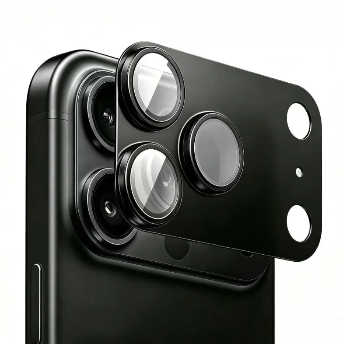 2026 Neuer Kameraobjektivschutz für iPhone 18 Pro 18 Pro Max Metalllegierung 9H Gehärtetes Glas Vollständige Abdeckung Kratzfestes Zubehör – Detail 9