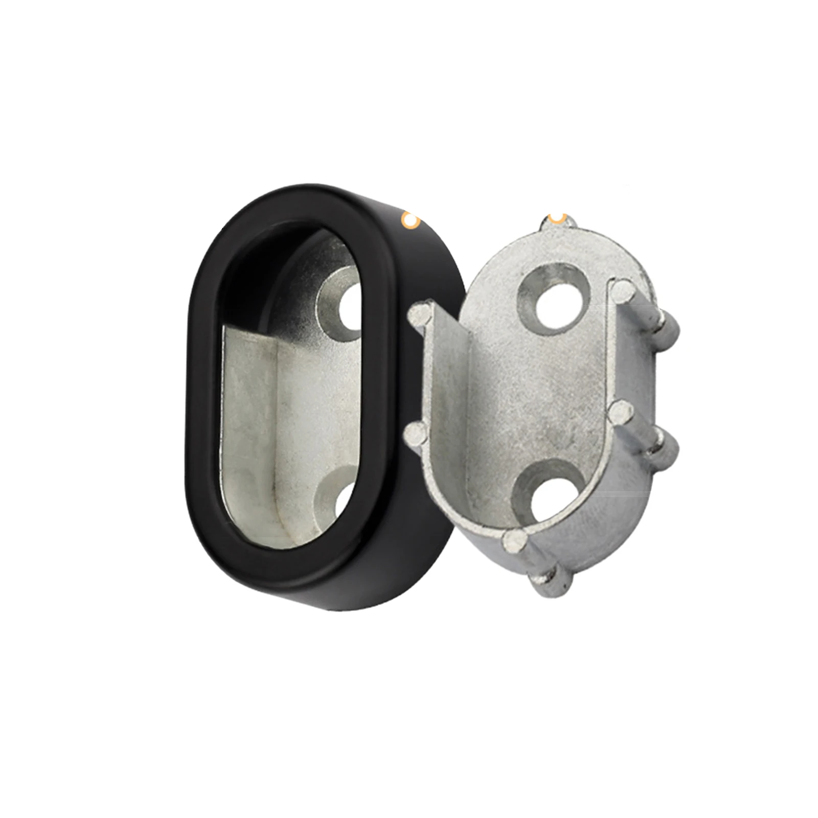 Holder Closet Brackets Closet Rod End Supports Flange Rod Support Hardware Accessories Home Improvement Practical