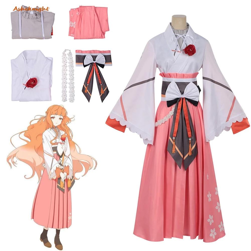 

Anime Shunkashuutou Daikousha Haru no Mai Cosplay Hinagiku Kayou Party Disguise Roleplay Outfits Suit Halloween Costume Carnival