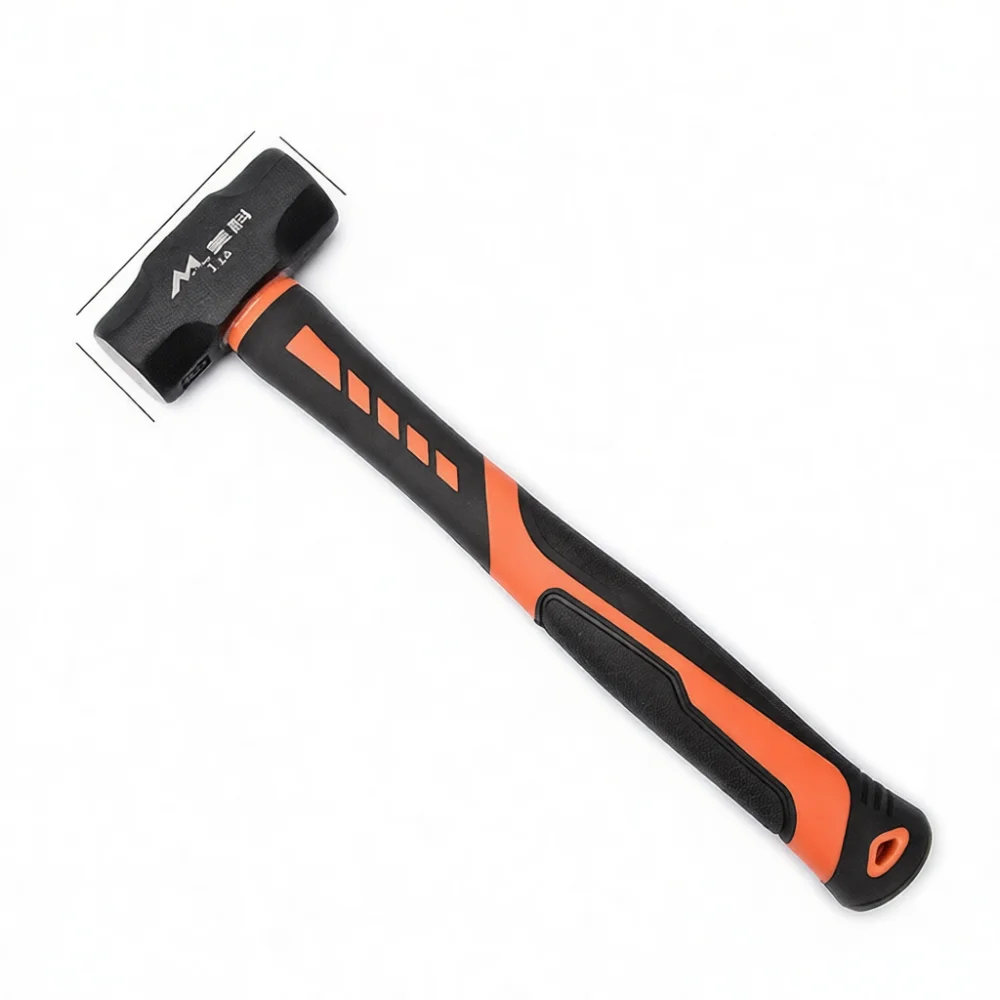 Heavy Manual Striking Tool Octagonal Sledgehammer Masonry Hammer Carbon Steel Impact Resistant For Construction Work Site