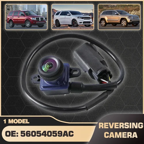 Imagen 1 del producto Para Dodge Durango MK3 Jeep Grand Cherokee WK2 MK4 2011-2013 cámara de visión trasera cámara de estacionamiento inverso de respaldo 56054059 CA 56054059 AD AD.