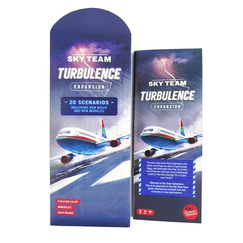 لعبة SKY TEAM and EXPANSION Board Turbulence 20 سيناريوهًا جديدًا مع قواعد ووحدات إضافية للعب الألعاب المحسن