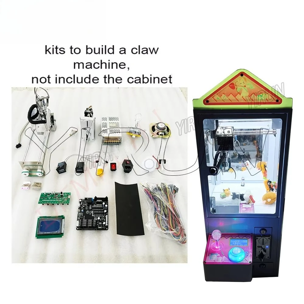 

Детская плюшевая игрушка для толкания монет, мини-машина с когтями, супер игра, аркада, домашнее использование