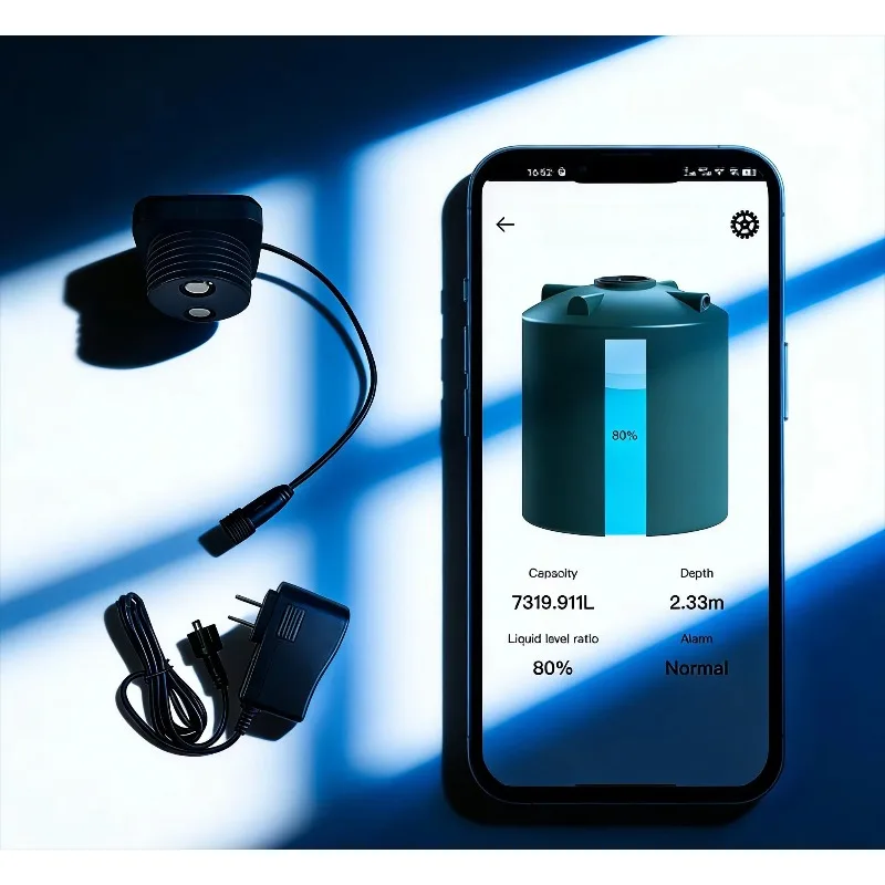 TIC2326‑ESP ESP32 IOT Liquid Level Indicator Remote Monitoring Sensor For Underground Water Tank Fuel Diesel Oil 0.1‑3m