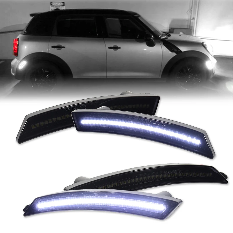 Pour Mini Cooper R55 R56 R57 R58 R59 R60 R61 feux de position latéraux avant arrière assemblage feu de stationnement DRL 63132751333 63132751334