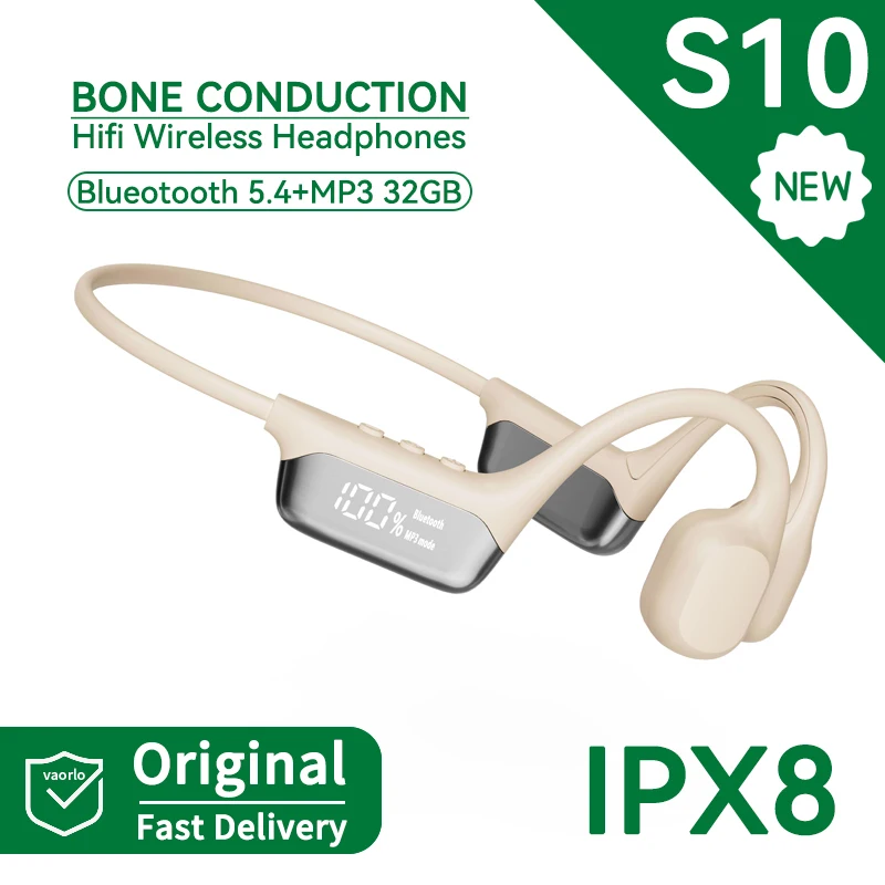 # X10 IPX8 Waterproof Swimming Bone Conduction Wireless Headphone Bluetooth 5.3 32GB MP3 Player HIFI Bass Music Sport Earphone image 3