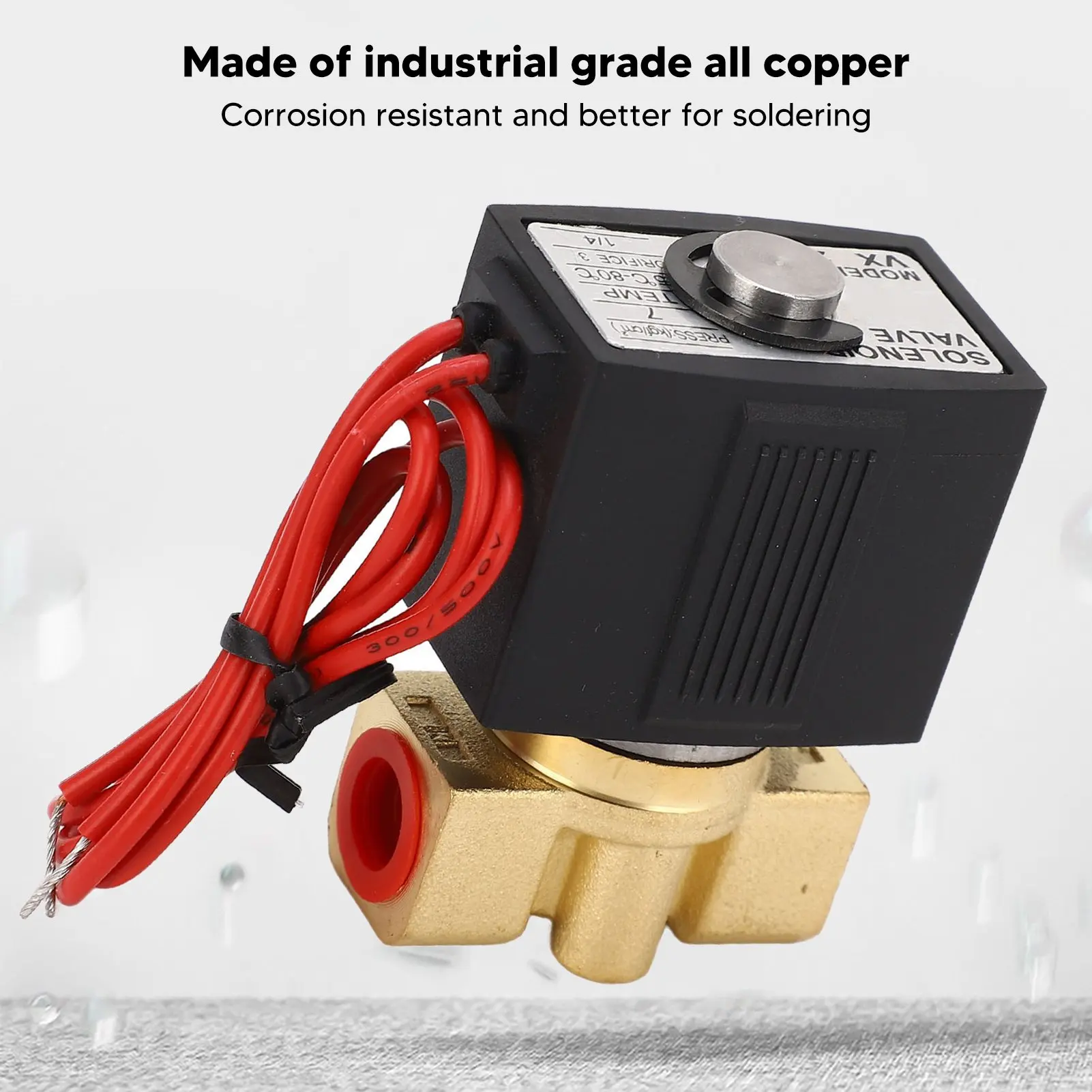 Electric Solenoid Valve Normally Closed Electric Pneumatic Solenoid Water Air Valve