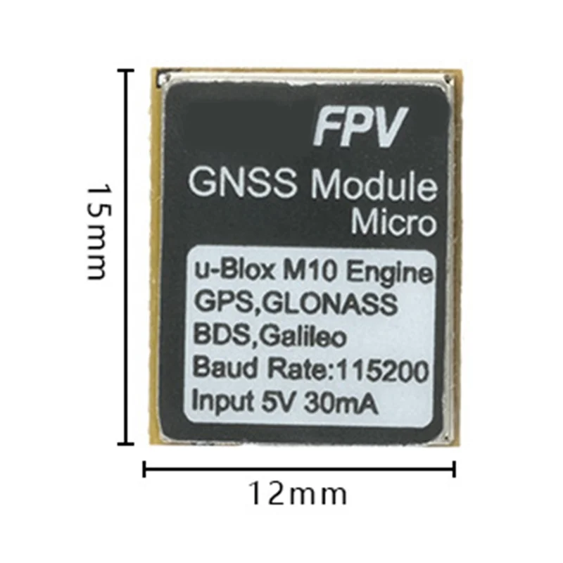 

AA60-для RUSHFPV GNSS Micro M10 GPS модуль встроенная антенна для RC FPV фристайл дрон DIY Запчасти