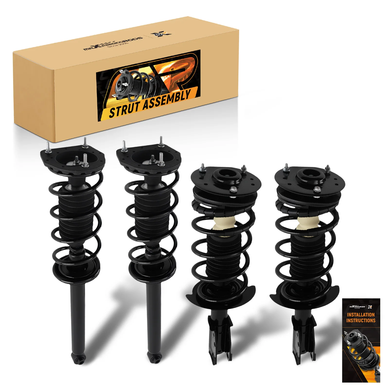 

Комплект из 4 передних и задних амортизаторов MaXpeedingrods с пружинами для Chevrolet Cavalier и Pontiac Sunfire 1999-2005