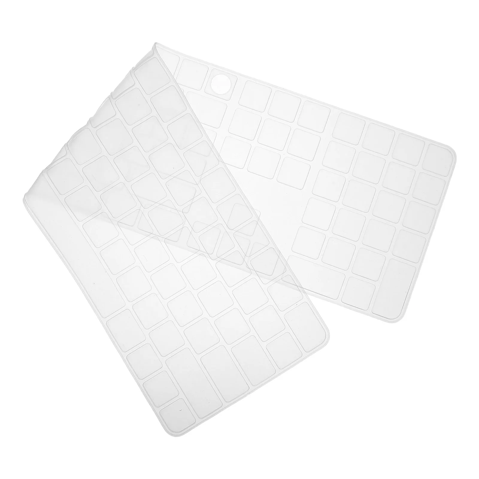 

Keyboard Cover for Long Nails Acrylic Gel - Silicone Raised Typing Protector Skin Smooth Quiet Comfortable for Gaming Work