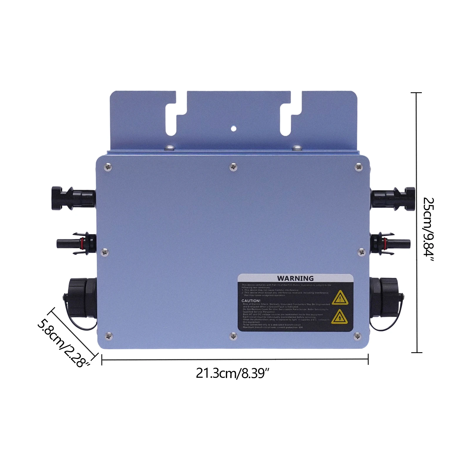 Electrical Isolation WVC-600W Model Solar Grid Tie Micro Inverter Waterproof IP65 DC54V PV Input AC110V Output for Solar Panel