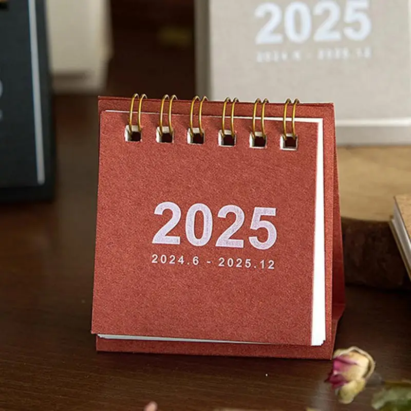 2025 Calendar Desk Cute Daily Planner Simple Calendar Book Weekly To-Do List Schedule Table Planner Books 2025 Pocket Calendar