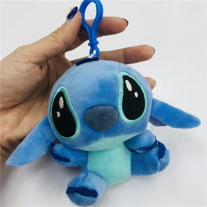 Juguete de peluche de Stitch, colgante de figura de acción, Stitch & Stitch, llavero, regalo de cumpleaños