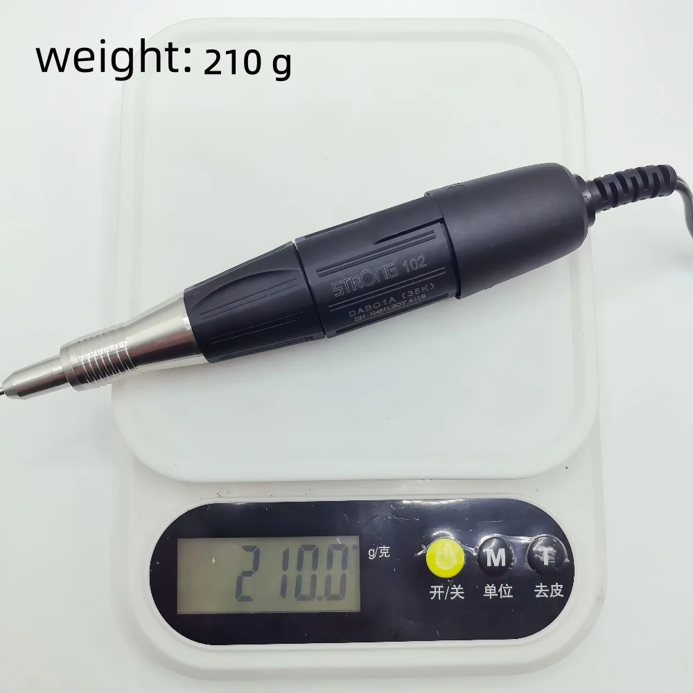 Dental STRONG 102 Micromotor Polishing 35000RPM Nail Drill Pen Handpiece For STRONG 210 90 204 207B Electric Manicure Machine