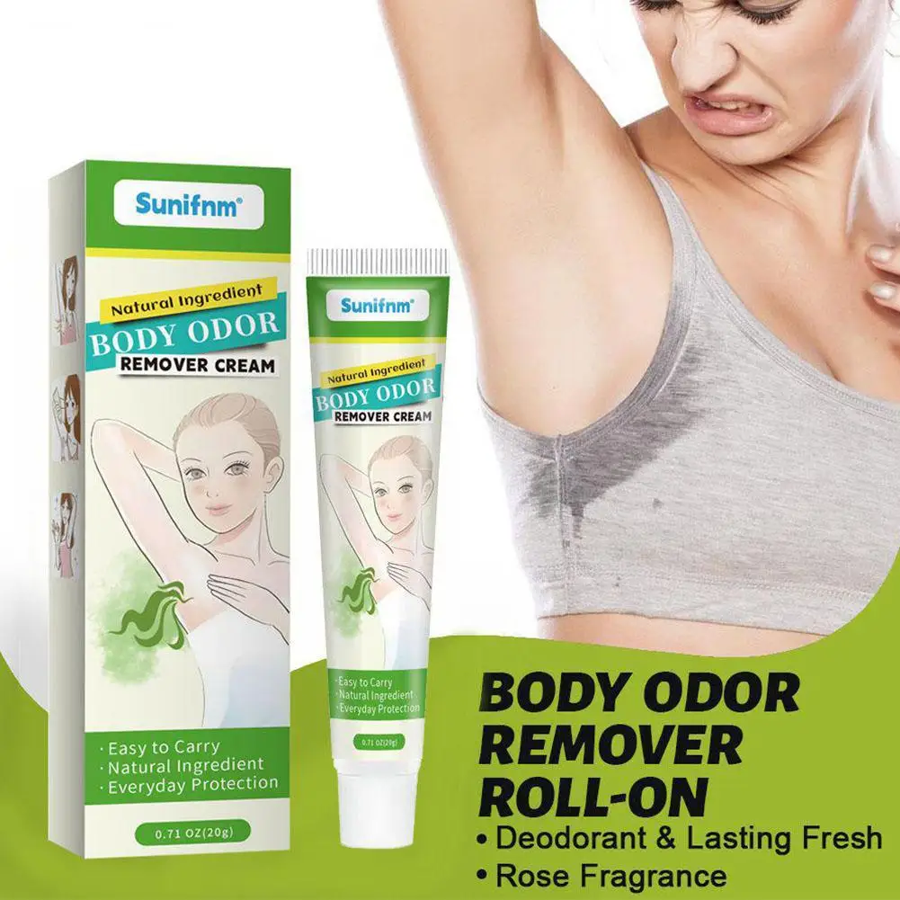 Body Odor Remove Cream Underarm Bad Smell Sweating Removal Armpit Refreshing Antiperspirant Lasting Aroma Deodorant Body Care