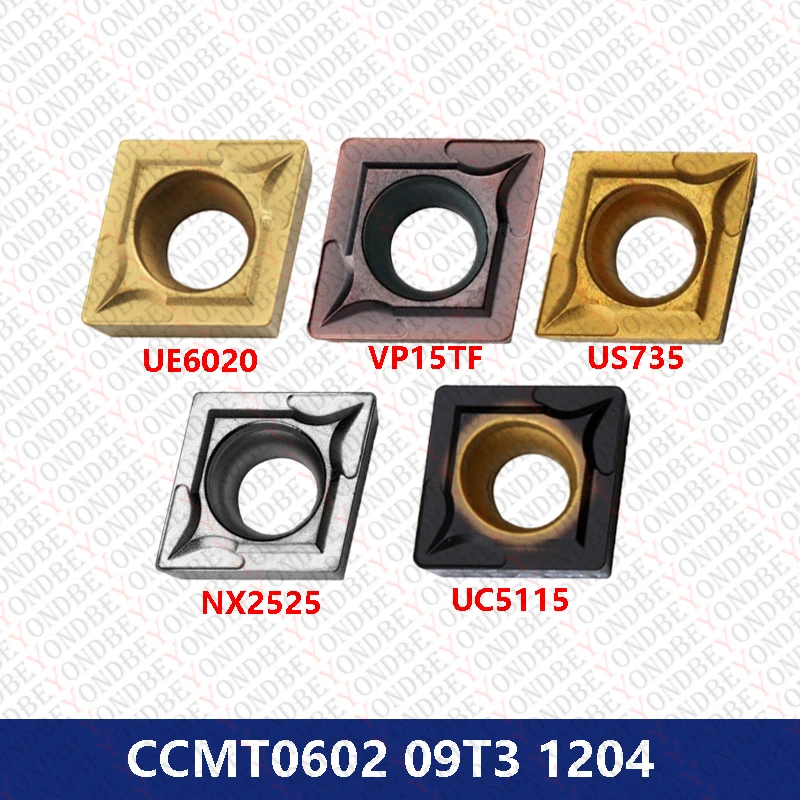 

Original CCMT060202 VP15TF US735 NX2525 UC5115 UE6020 CCMT 060204 060208 09T302 09T304 09T308 120404 120408 CNC Carbide Inserts