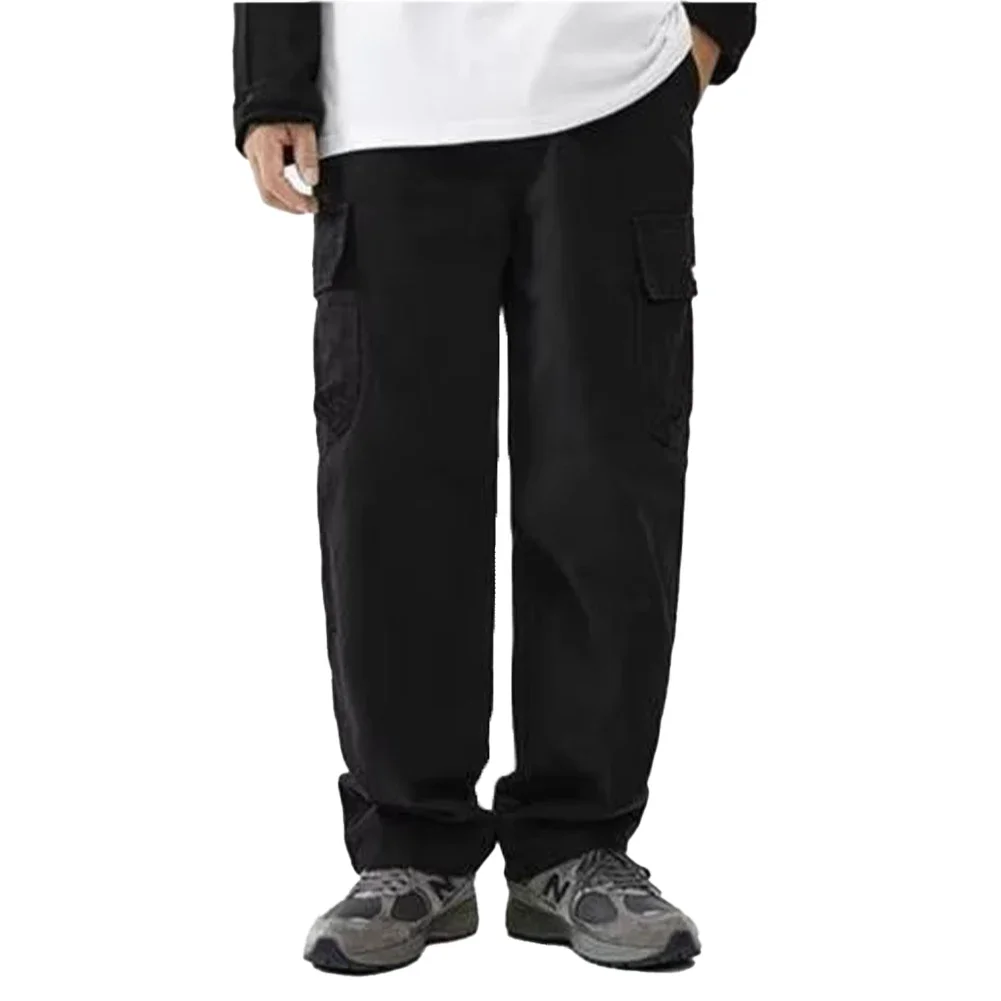 

Fashion Men's Cargo Pants Loose Long Casual Trouser Relax-Fit Multi Pocket Stretch Workwear Sports Soft Pants For Male