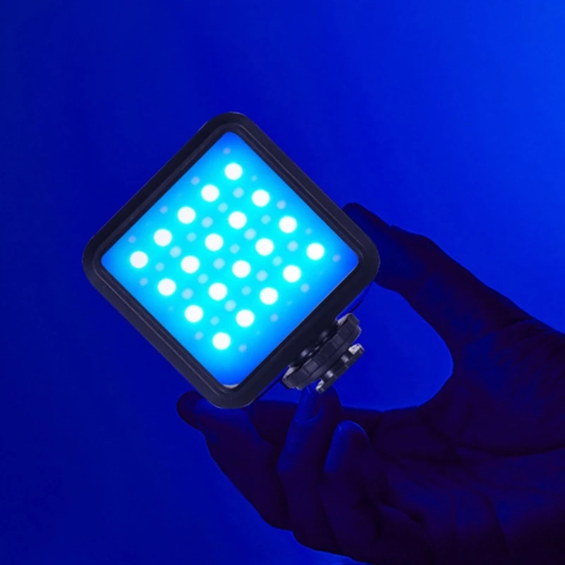 RGB LED กล้องแสงสีเต็มรูปแบบวิดีโอเอาต์พุตหรี่แสงได้ 3000K-7000K Light