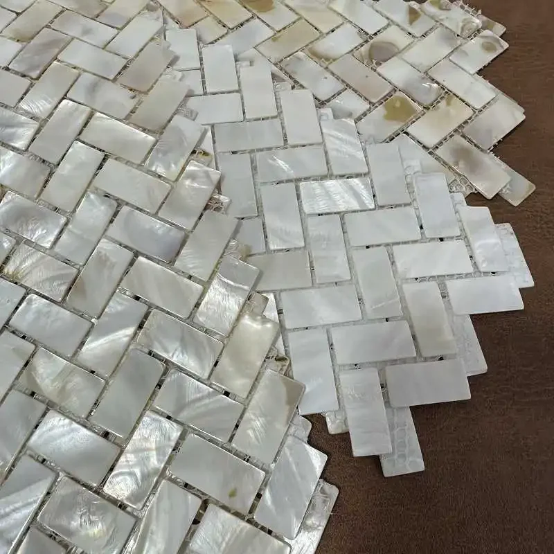 

Shell Mosaic Tile Natural White Mother of Pearl Wall Backsplash Bathroom Tiles fish scale sheet kitchen 97