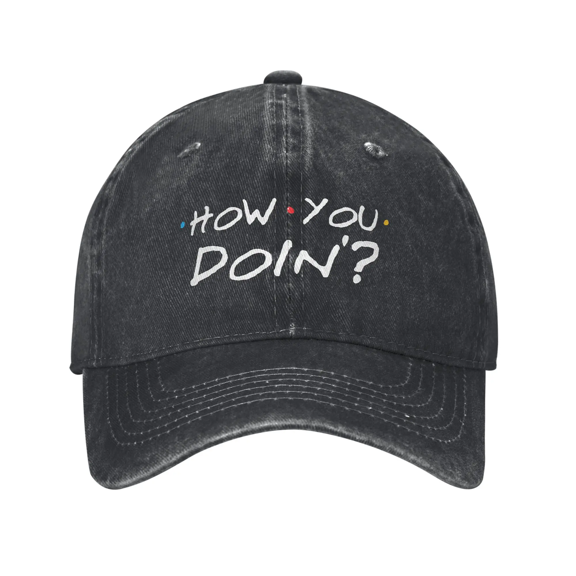 Custom Friends How You Doin Baseball Cap Sports Men Women's Adjustable How Are You Doing Tshirt TV Show Dad Hat Autumn