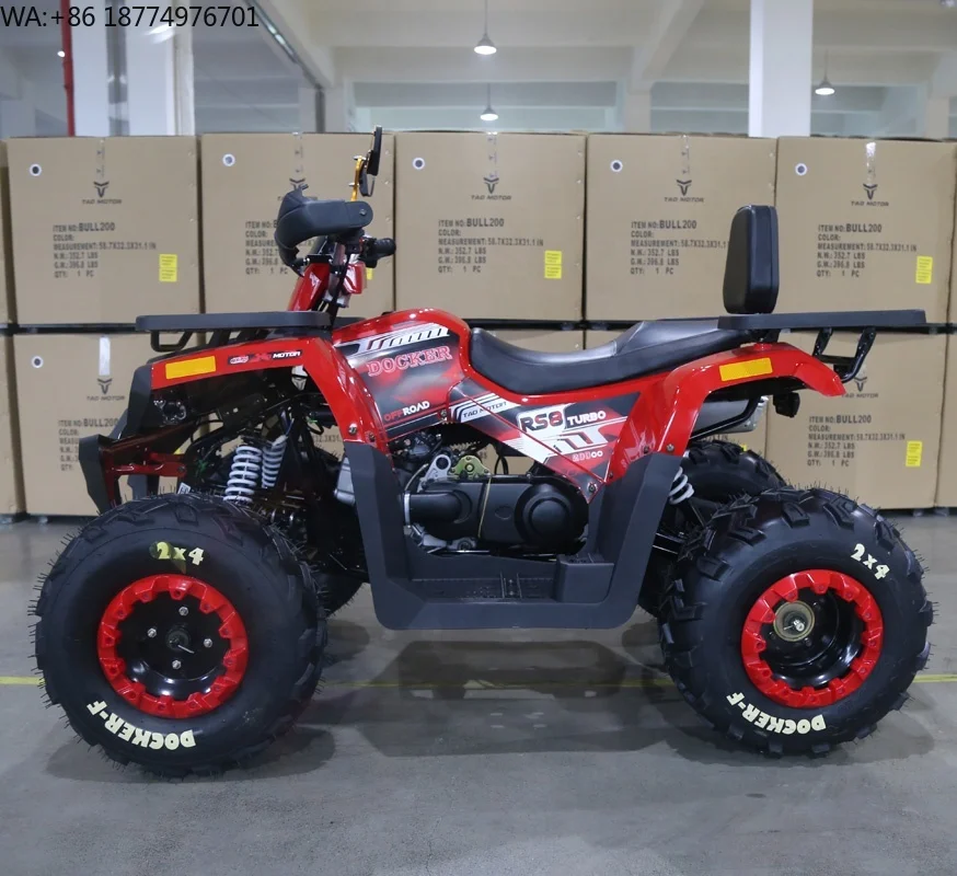 Tao Motor New Design BRAVES II 200 Automatic Chain Drive Farm ATV 200cc Quad ATV 4x4 with EPA ECE
