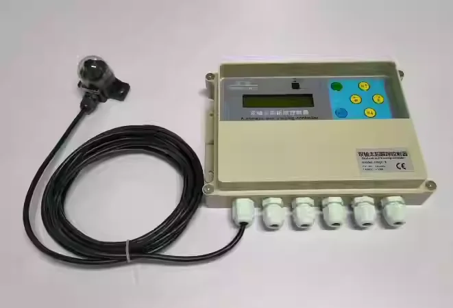 New wind speed dual-axis sun tracking controller foreign trade special light control dual-axis sun tracking control