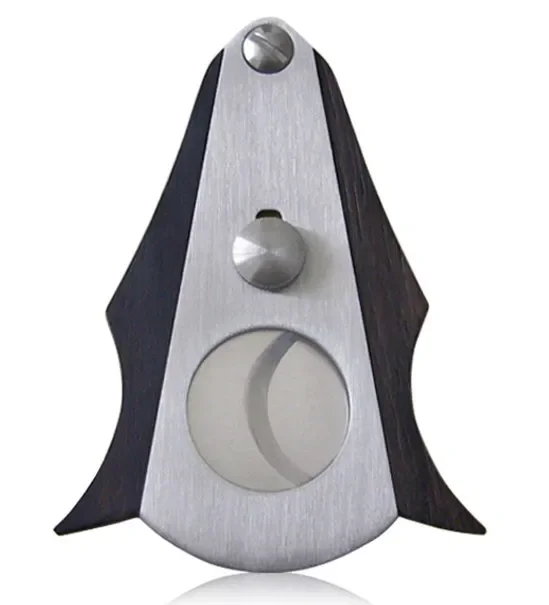 

Деревянный резак для сигар, портативный двойной лезвие, индивидуальная форма летучей мыши, ножницы для сигар, аксессуар для сигар, инструмент