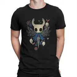 Casual The Knight T-Shirts for Men O Neck Cotton T Shirts Hollow Knight Games Short Sleeve Tee Shirt Gift Tops