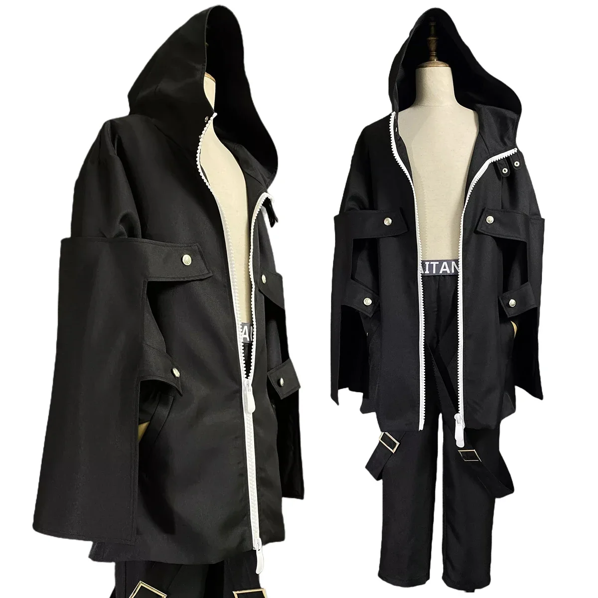 

Cosplay Tokyo Anime Cosplay Costume Rindo Haitani Brothers Black Coat Hoodie Casual Wearing Halloween Christmas Gift