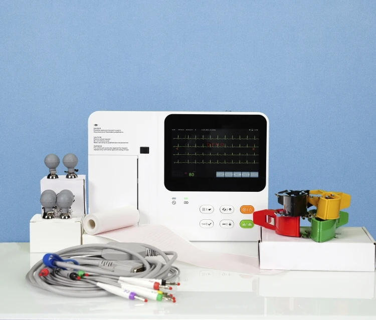 

ME03 portable 3 channel ecg machine with color price