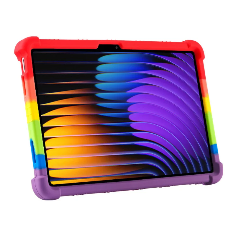 Shockproof TPU Case for Xiaomi Pad 7/7 Pro 11.2, Full Coverage Bumper with Kickstand, Multiple Colors